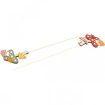 Artikel Blomsterpind Fluesvamp Dekoration Pindsvin Efterårsdekoration 8cm 12 Stk