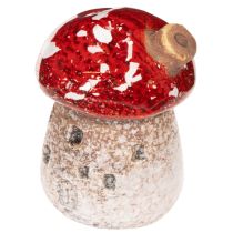 Artikel Dekoration af svampehus miniature fluesvamp 6 cm 2 stk.