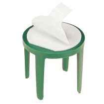 Artikel Nåleholder med klæbepude blomsterskumholder grøn Ø3cm 50 stk.