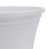 Artikel Plastpotte “Irys” hvid Ø15cm H13cm, 1stk