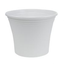 Artikel Plastpotte “Irys” hvid Ø22cm H18cm, 1stk