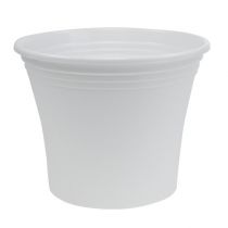 Artikel Plastpotte “Irys” hvid Ø25cm H21cm, 1stk