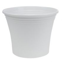 Artikel Plastpotte “Irys” hvid Ø29cm H24cm, 1stk