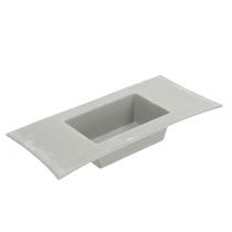Planteskål lysegrå 30 cm x 14,5 cm