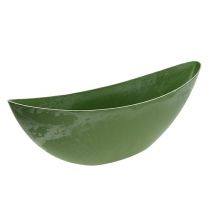 Artikel Plastikbåd grøn 55,5cm x 14,5cm H17,5cm 1 stk