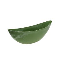 Plastbåd grøn oval 39cm x 12,5cm H13cm, 1stk