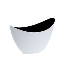 Plastbåd hvid 20cm x 9cm H12cm