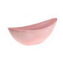 Artikel Dekorativ skål planteskål pink 34cm x 11cm H11cm