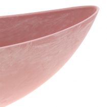 Artikel Dekorativ skål planteskål pink 34cm x 11cm H11cm