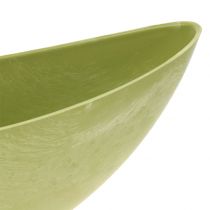 Dekorativ skål planteskål grøn 34cm x 11cm H11cm