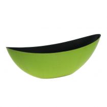 Deco Skål Planteskål Grøn Sort 34cm x 11cm H11cm