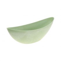 Dekorativ skål planteskål pastellgrøn 34cm x 11cm H11cm