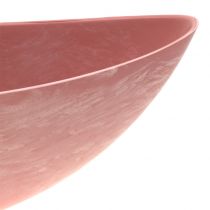 Dekorativ skål planteskål lyserød 39 cm x 12 cm H13cm