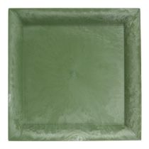 Plastplade grøn firkant 26cm x 26cm