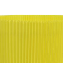 Artikel Plisserede manchetter gule 18,5cm 100 stk