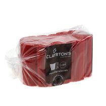 Artikel Plisserede manchetter røde 10,5cm 100 stk