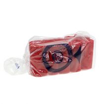 Artikel Plisserede manchetter røde 8,5cm 100 stk