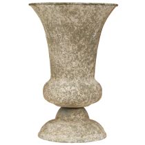 Artikel Kopvase metal antik dekorativ vase rustik Ø16,5 H24cm