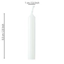 Artikel Dukkelys 10mm Wiedemann lys hvide 65/10 50 stk.