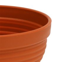 Artikel R skål plast terracotta Ø17cm, 10 stk