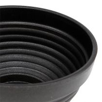 Artikel R-skål plast antracit Ø13cm, 10 stk.