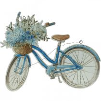 Deco skilt træ cykel sommer deco skilt til at hænge blå, hvid 31 × 25cm