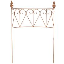 Artikel Metalspæl til havepæle til blomsterbede og alsidig havedekoration, 60 cm