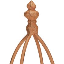 Artikel Trellis Metal Rust Look Obelisk 69/86 cm Sæt med 2