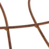 Artikel Espalier, klatrehjælp, buet metal, kunstnerisk havedekoration, 72 cm