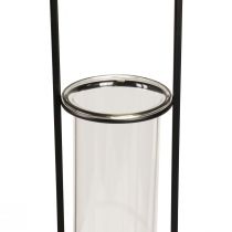 Reagensglasdekoration til ophængning af minivaser glas Ø6cm 32cm 2stk
