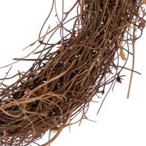 Artikel Naturlig vinrankrans Ø15 cm, sæt med 10 - Ideel til efterår, jul, påske og begravelsesdekorationer