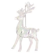 Artikel Akryl rensdyrpynt til juletræ, 14 cm, 4 stk.