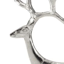 Artikel Rensdyr dekoration hjorte figur metal sølv H31cm