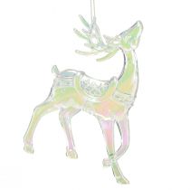 Artikel Rensdyrpynt julepynt iriserende H12cm 3stk