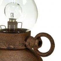 Artikel Retro lampe LED vintage rust bordlampe Ø10cm H18,5cm