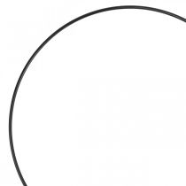 Metalring dekorering Scandi ring deco loop sort Ø25cm 4stk