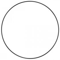 Metalring dekorering Scandi ring deco loop sort Ø30cm 4stk