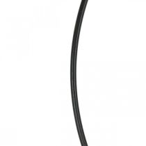 Metalring dekorering Scandi ring deco loop sort Ø30cm 4stk