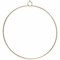 Artikel Deco ring til at hænge guld Ø50cm 3stk