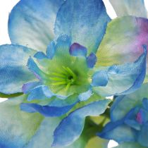 Artikel Delphinium Kunstig i Blå Haveblomst L88cm 2stk