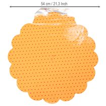 Artikel Rondella Dots blomstermanchet med prikker Ø54cm 100 stk