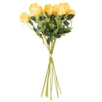 Artikel Kunstig rose med lang stilk, kunstig blomst, 62 cm, 12 stk.