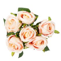 Artikel Kunstig rosenbuket til stilfuld boligdekoration og festlige lejligheder, 44 cm, 6 stk.