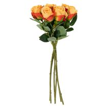 Artikel Kunstig rosenopsats, et tidløst højdepunkt i ethvert interiør til smagfuld indretning, 44 cm, 6 stk.