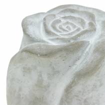 Gravpynt rose Gravpynt roser af beton H7cm 6stk