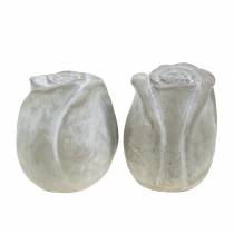 Gravpynt rose Gravpynt roser af beton H7cm 6stk