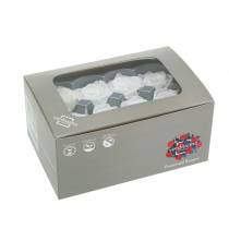 Artikel Konserverede roser mellem Ø4-4,5cm hvide 8 stk