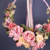 Kunstig rose creme 69cm