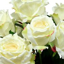 Buket roser hvid, creme 55cm