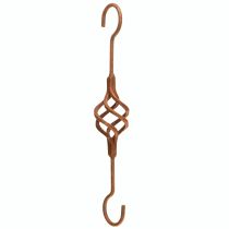 Artikel S krog metal rust dekorativ metal krog rust antik 34cm